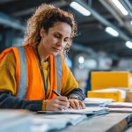 Reviewing a product liability insurance policy, warehouse setting